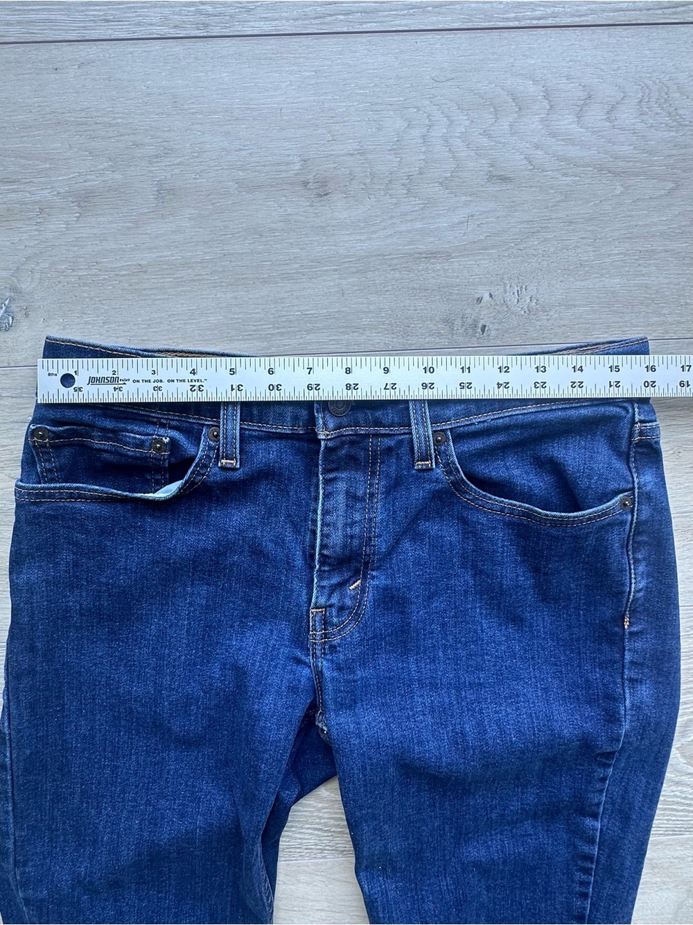 Levi’s 511 Slim Fit Jeans Men’s 32x32 Dark Wash Stretch Denim - Picture 4 of 6